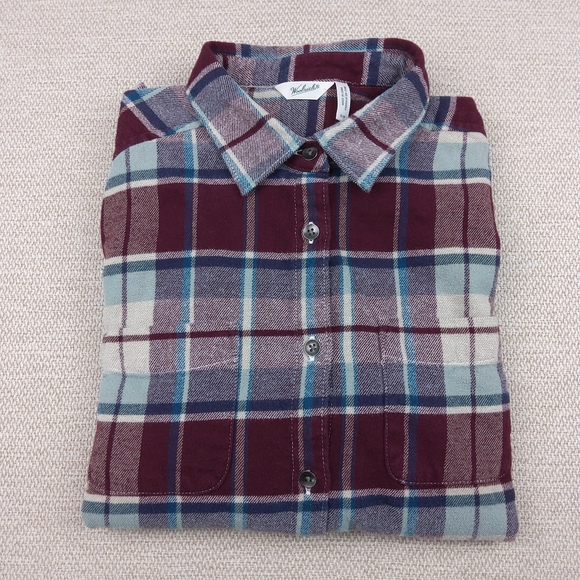 Woolrich Tops - Woolrich Womens Plaid Button Up Flannel Shirt Sz S/P Cotton Cabincore‎ Western